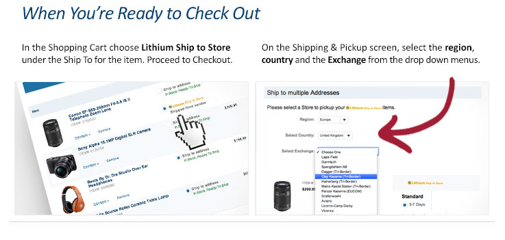 Lithium Ship to Store: Ready to Checkout