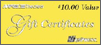 Reel Time Gift Certificates