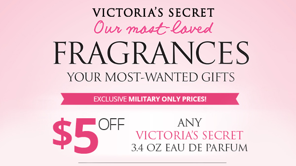 $5 Off Any Victoria's Secret 3.4 oz EDP
