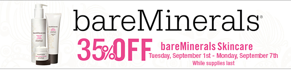 35% Off bareMinerals