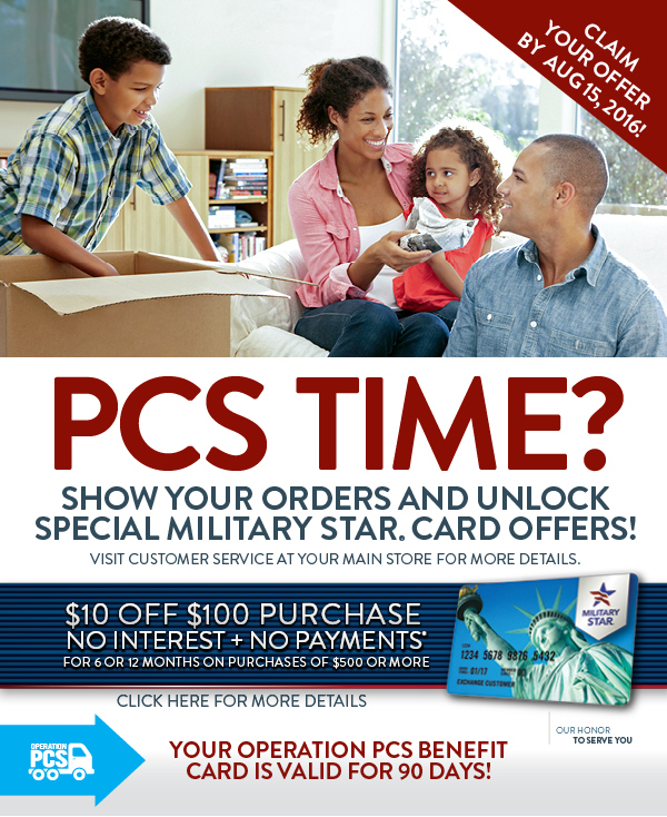 Military Star PCS Offer