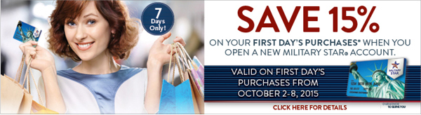 Save 15% on your first day's purchase
